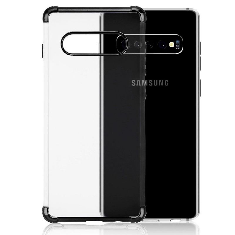 ASMYNA For Samsung Galaxy S10 Plus Clear Black Klarion Candy Hard TPU Case Cover