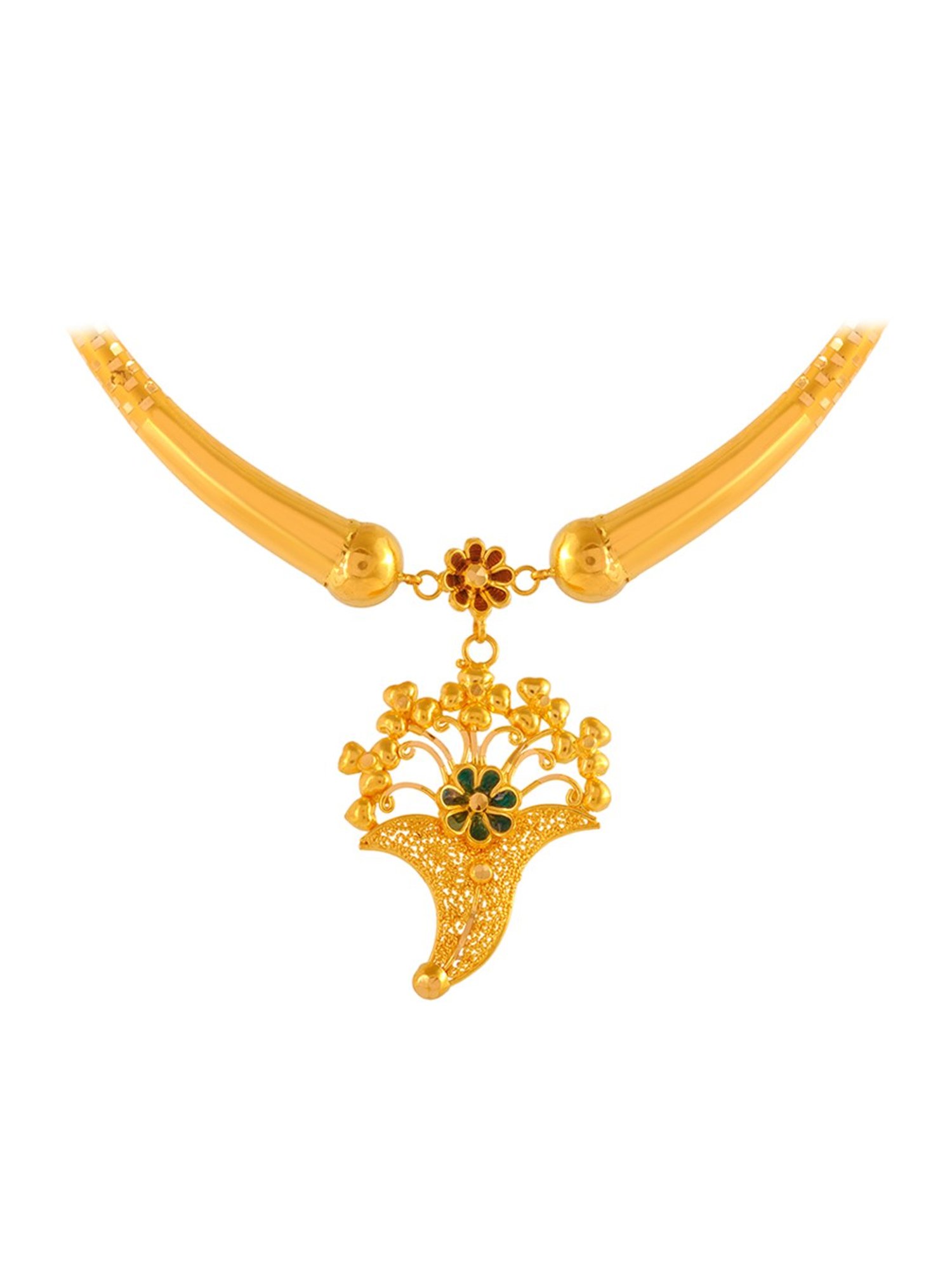 Malabar Gold and Diamonds 22k Gold Necklace for Women