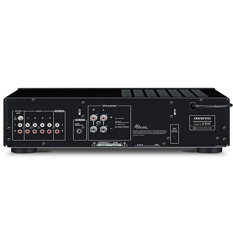 A-9110 Home Audio Integrated Stereo Amplifier - Black