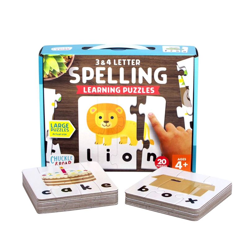 Chuckle & Roar Learning Puzzle Spelling – 70pc