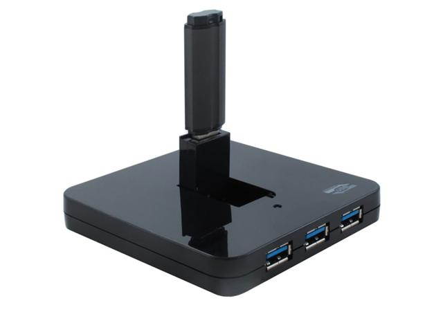 Sedna SE-USB3-HUB-34A-BK 4-Port USB 3.0 Hub Including 1 Foldable Port
