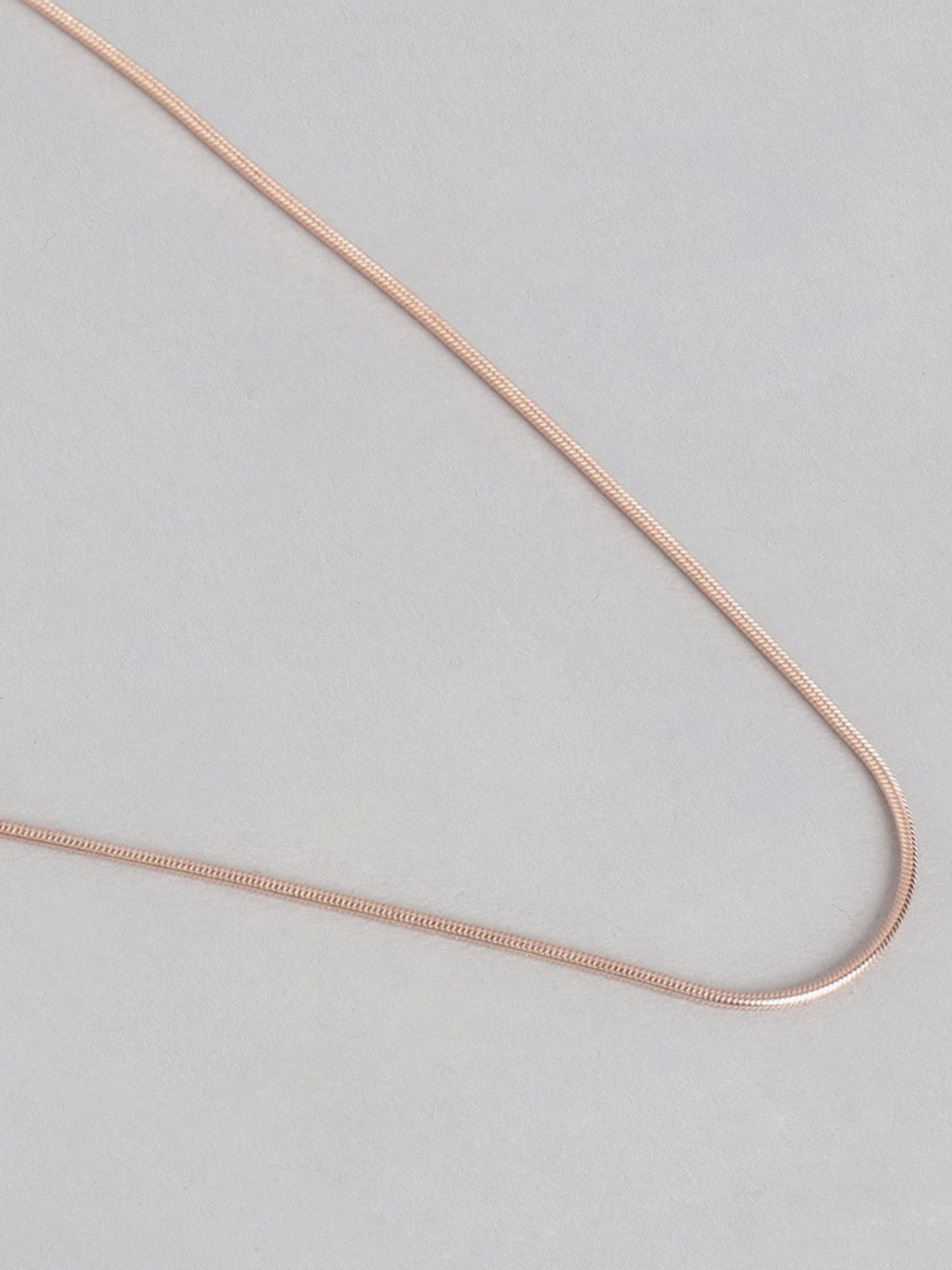 Zavya Sleek and Modern Golden Plated 92.5 Sterling Silver Box Chain