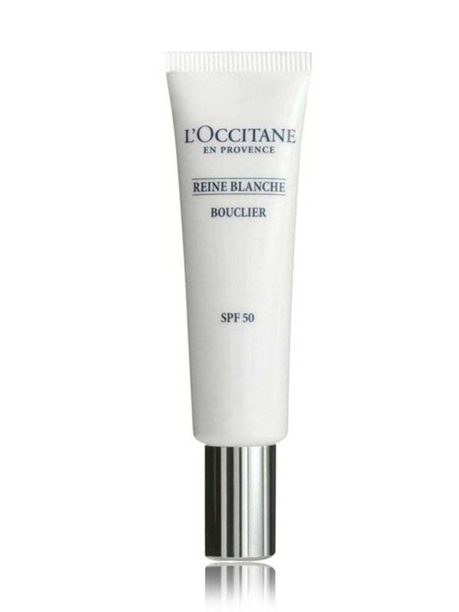 L'Occitane SPF 50 Reine Blanche Illuminating UV Shield Sunscreen 30 ml