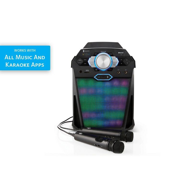 Singing Machine Vibe Hi-Def Karaoke System - Black (SDL366)