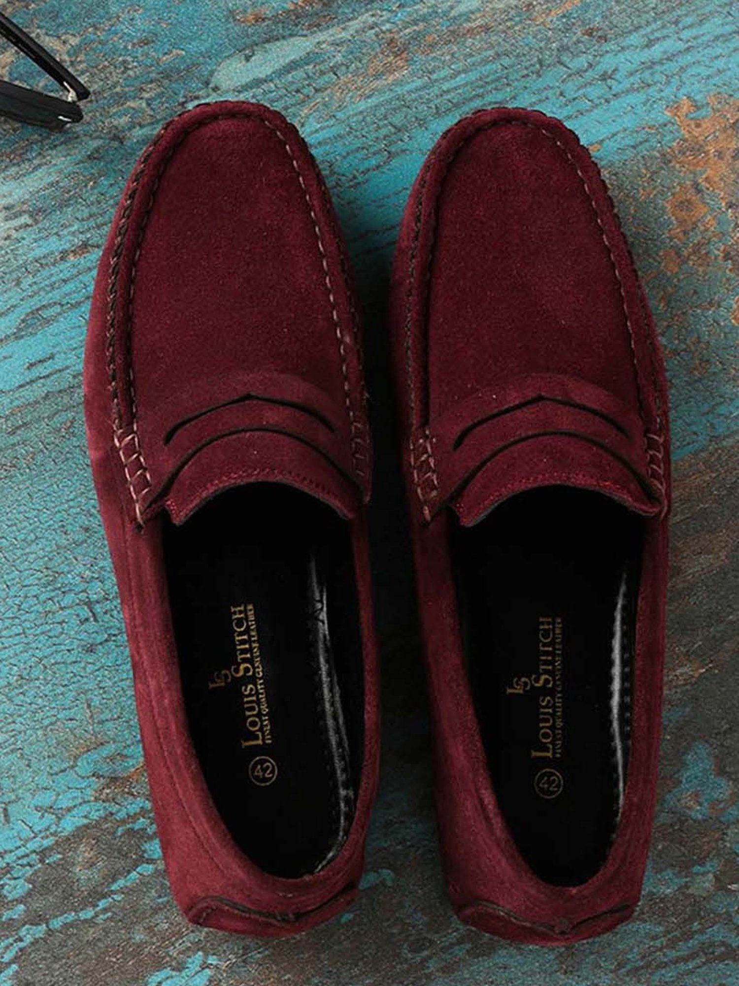 Louis Stitch Men's Rosewood Casual Loafers