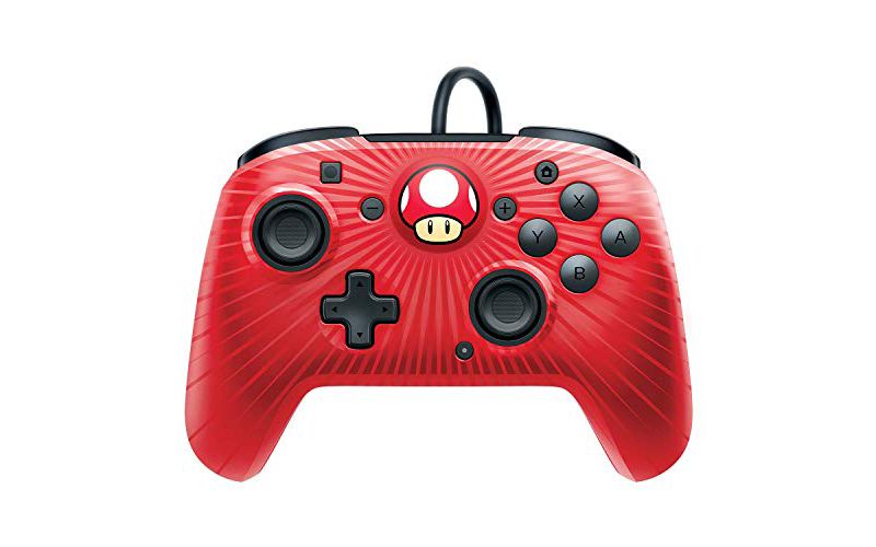 PDP Nintendo Switch Faceoff Wired Pro Controller, Super Mario, 500-056-NA-D6 - Nintendo Switch