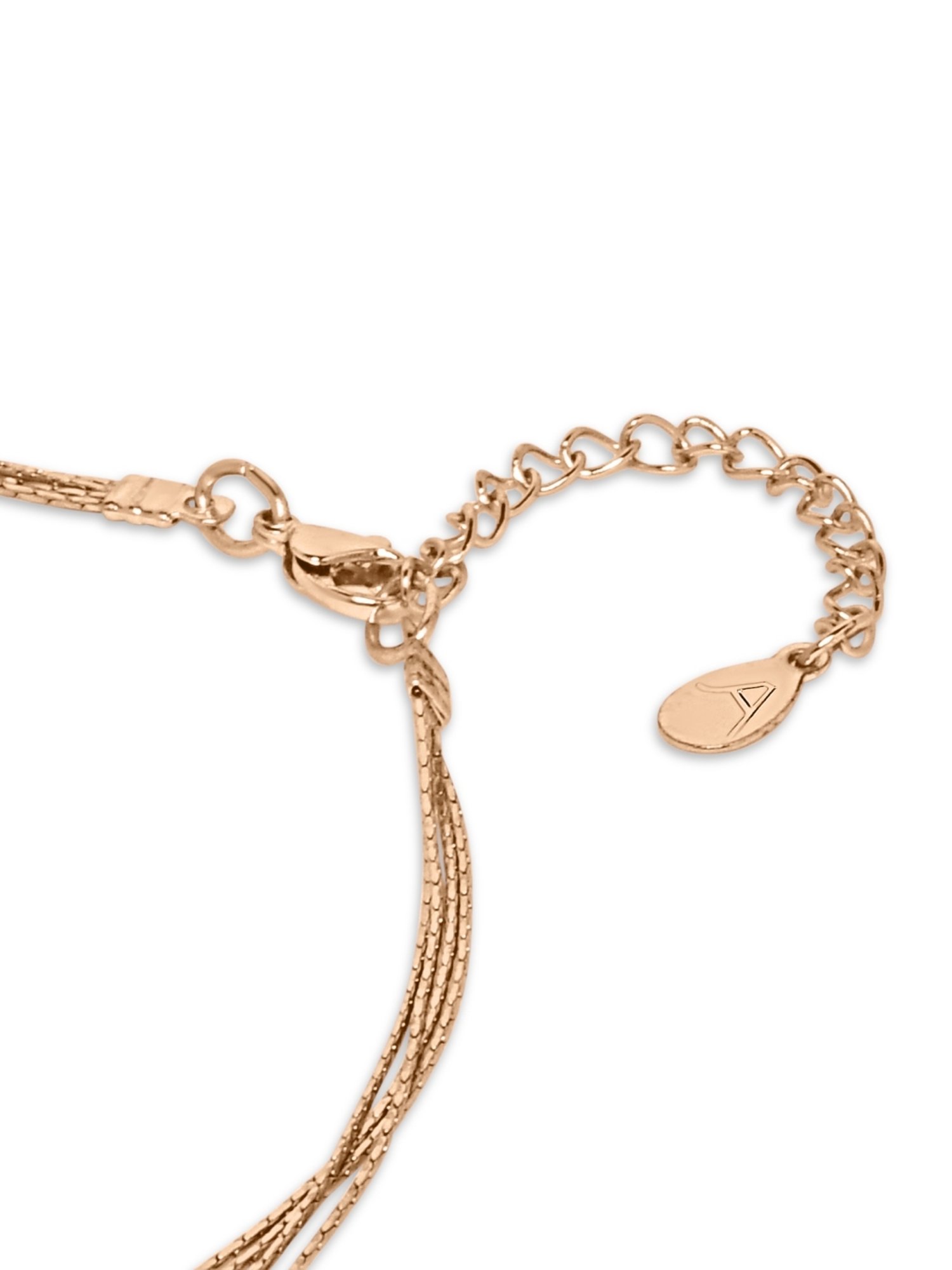 Accessorize London Women's Black Sparkly Multirow Collar Necklace