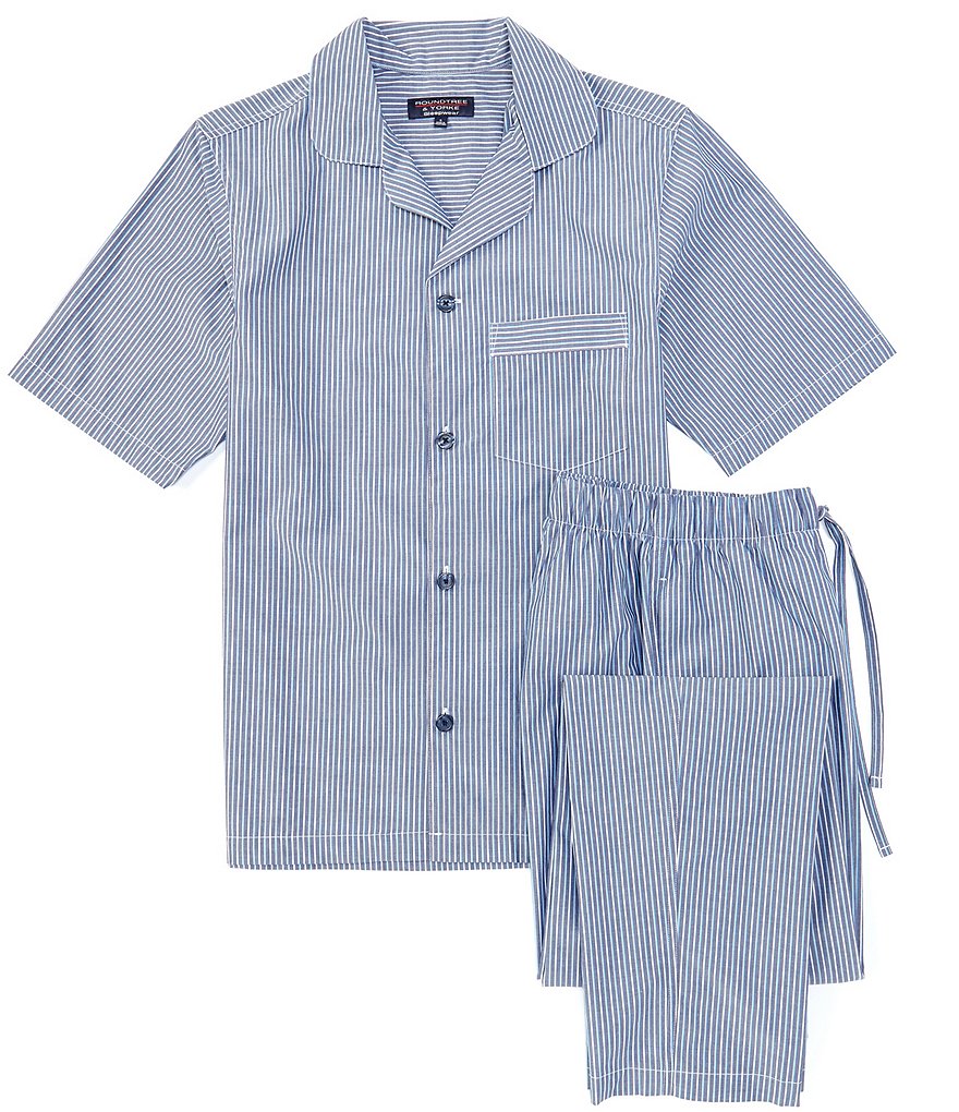 Cremieux Big & Tall Short Sleeve Solid Cotton Blend Knit Lounge T-Shirt