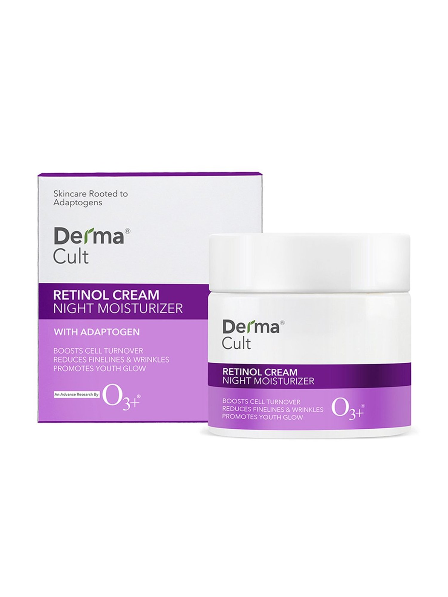 O3+ Derma Cult Retinol Cream Night Moisturizer - 25 gm