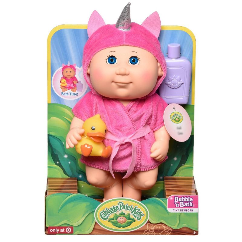 Cabbage Patch Kids Bubble 'n Bath - Unicorn Robe Blue Eyes 1
