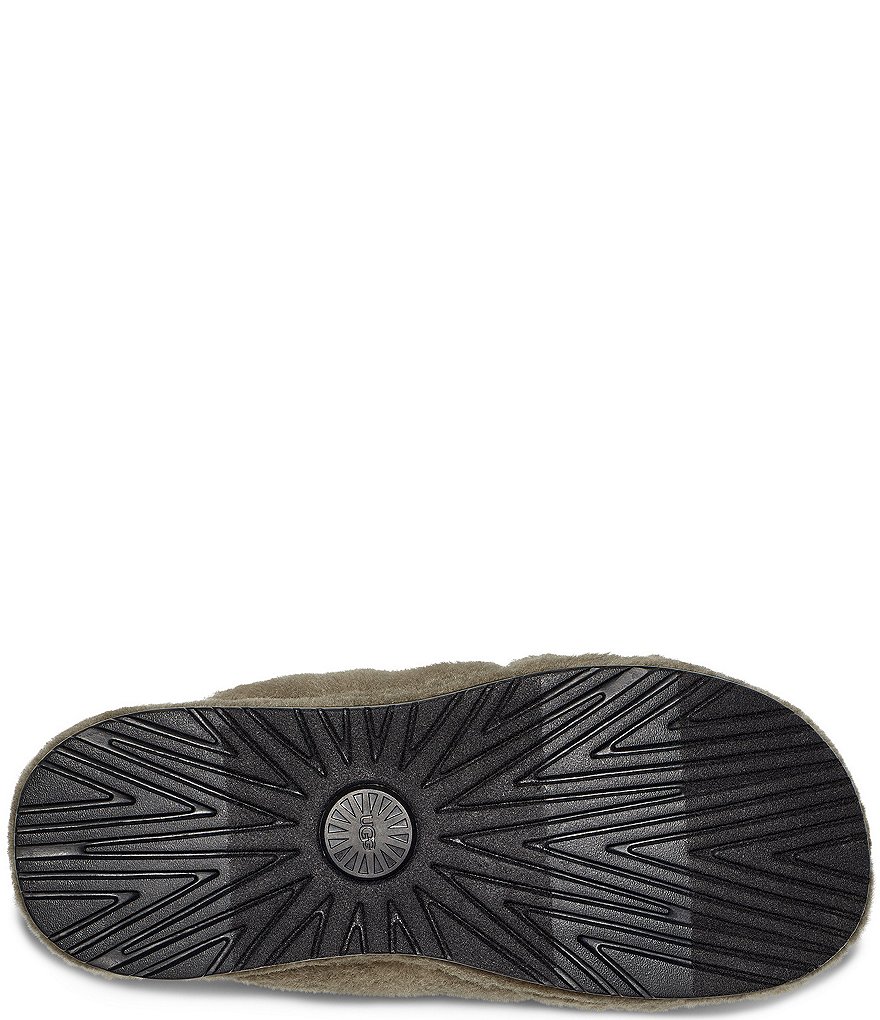 UGG&reg; Men's Scuff Logo Suede Slippers