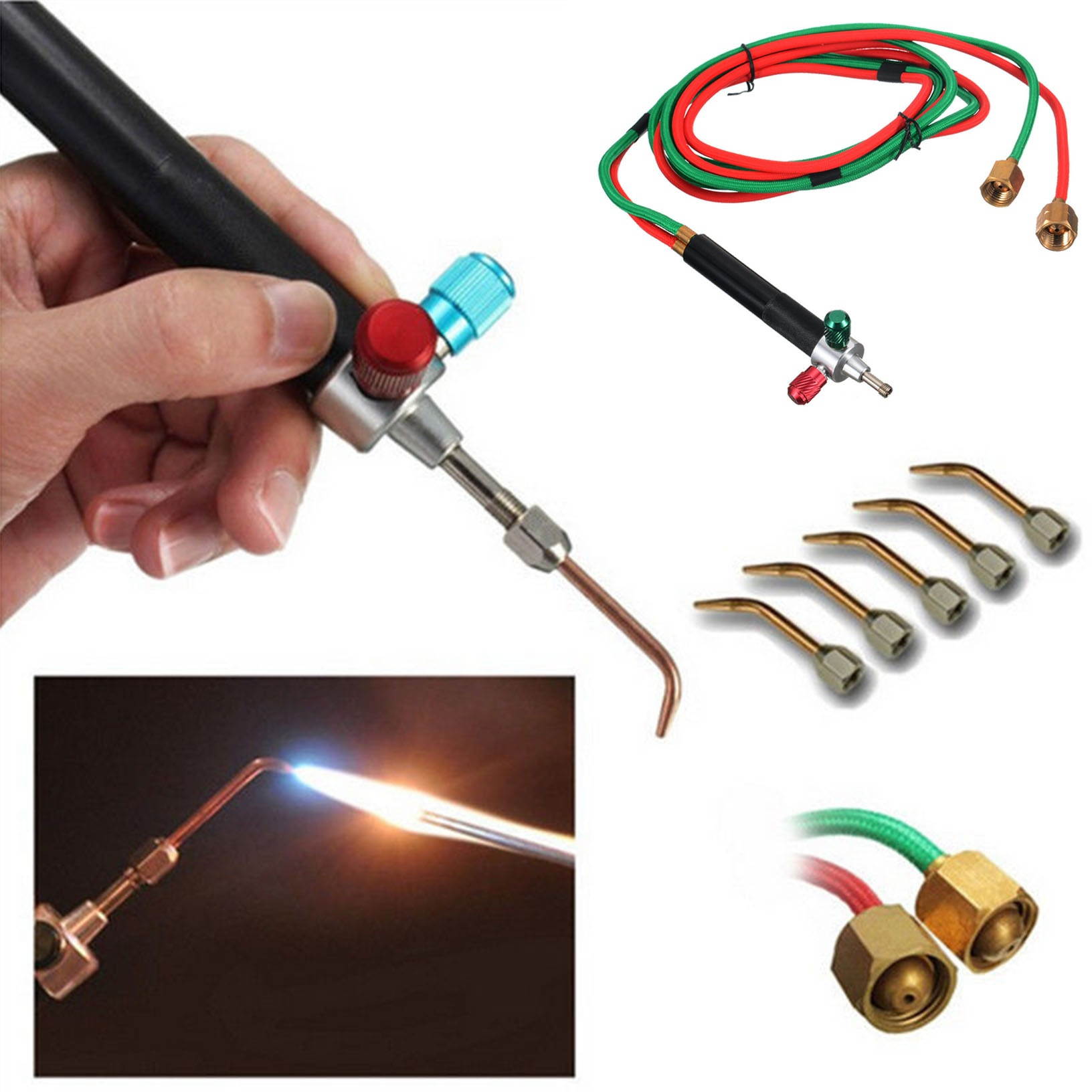New Jewelry Jewelers Micro Mini Gas Little Torch Welding Soldering kit & 5 tips