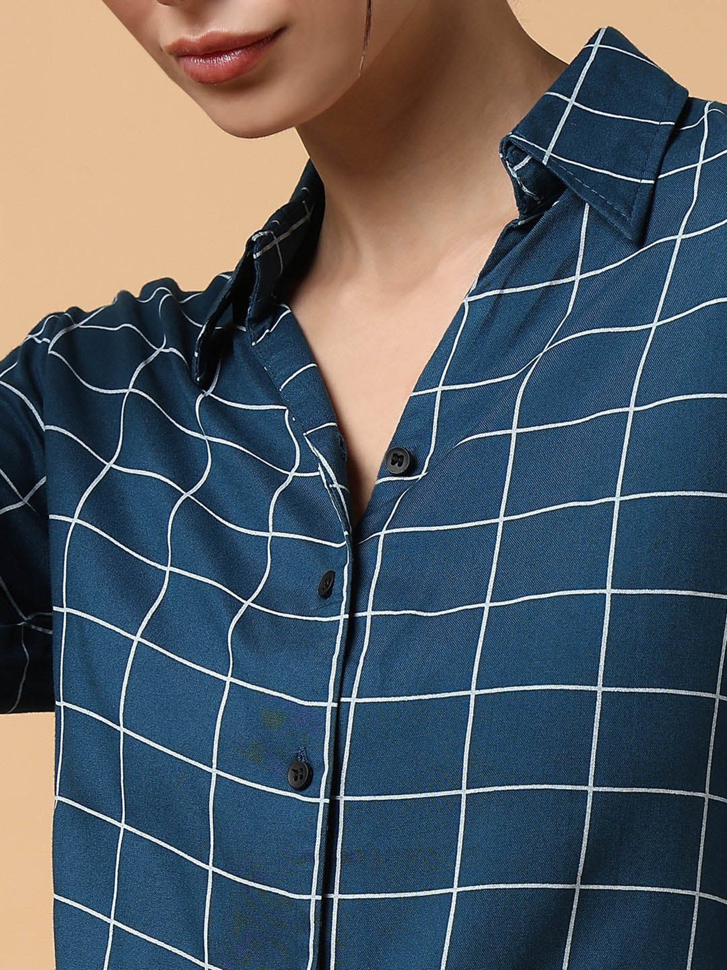 Annabelle by Pantaloons Black Polka Dots Shirt