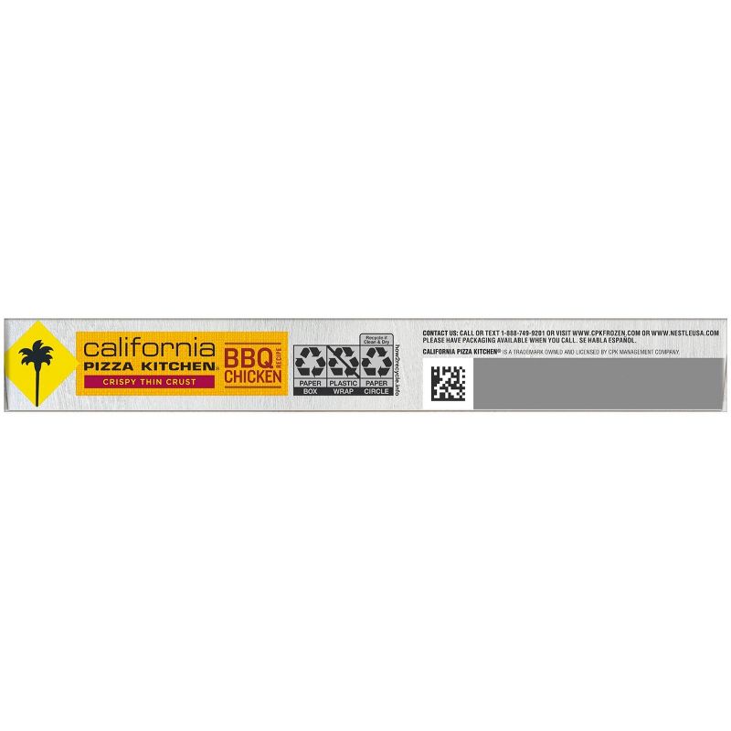 California Pizza Kitchen Gluten Free Crispy Thin Crust BBQ Recipe Chicken Frozen Pizza - 10.7oz