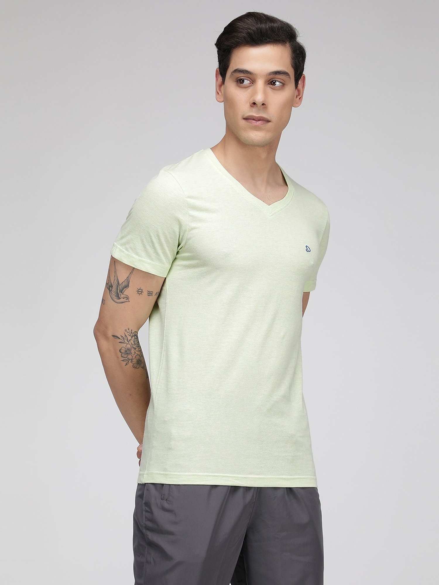 Sporto Mint Regular Fit T-Shirt