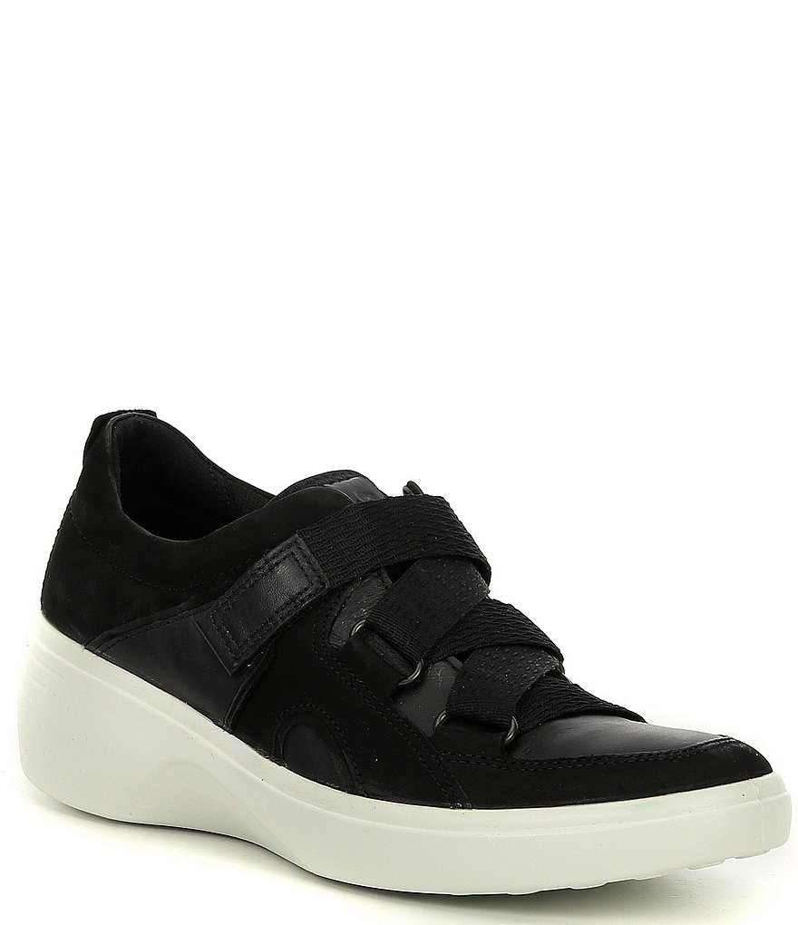 ECCO Soft 7 Wedge Strap Sneakers
