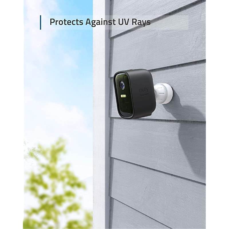 Security Cam 2C Skin (2-Pack), Protective Silicone Casing for Cam 2C & 2C Pro, Easy to Install, Protection Against UV Rays and Rain