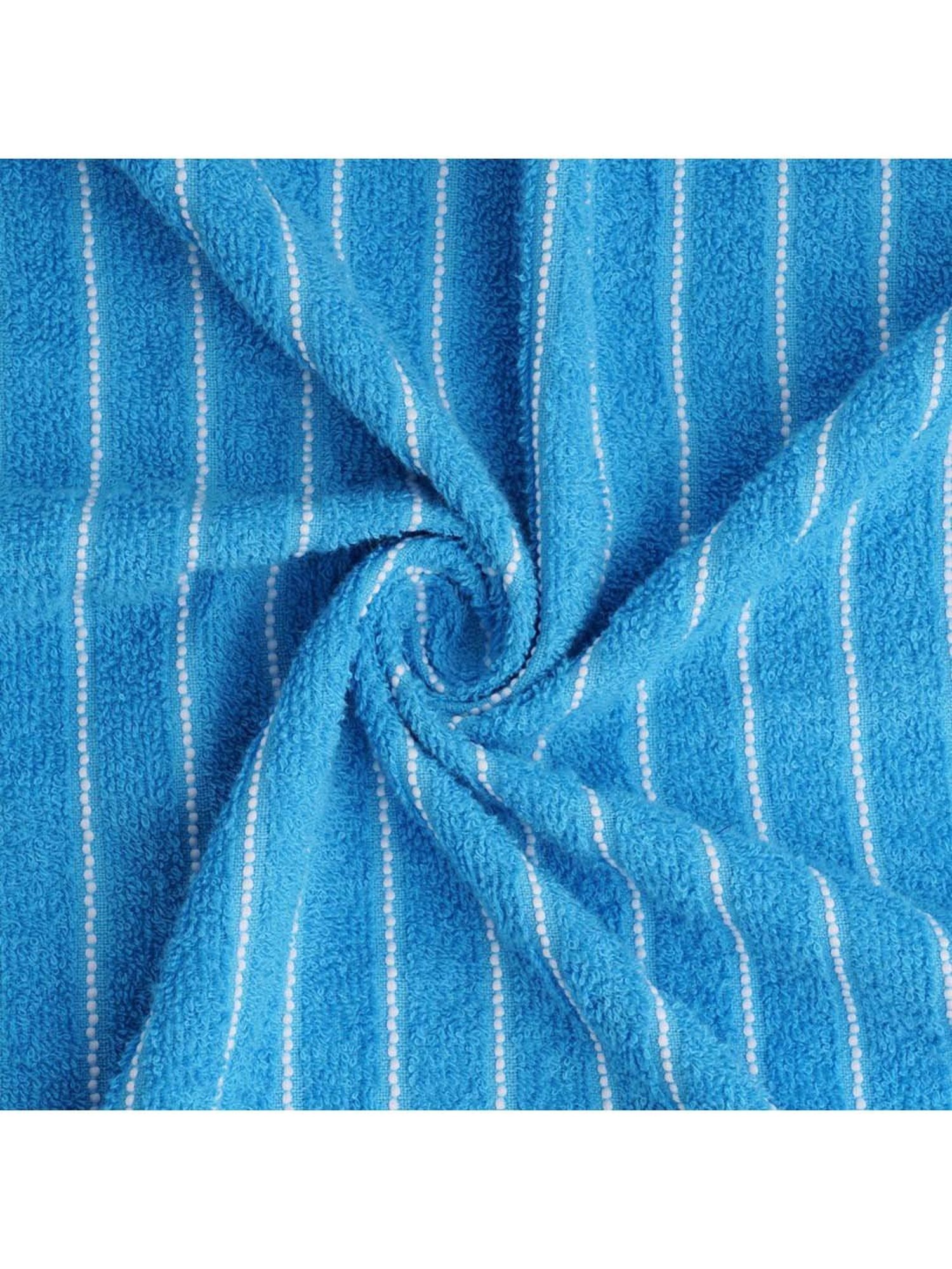 Welspun 2-In-1 Royal Blue Cotton 250 GSM Bath Towel