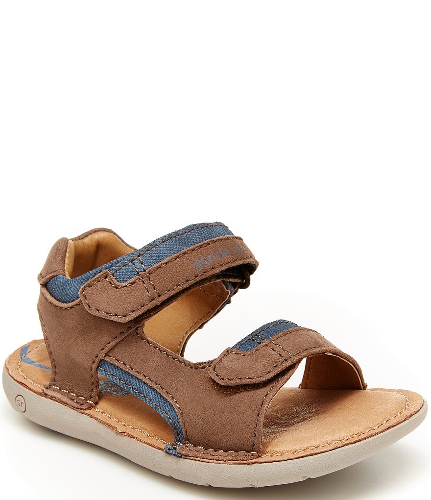 Stride Rite Boy's Oaklynn SRTech Leather Sandals (Infant)