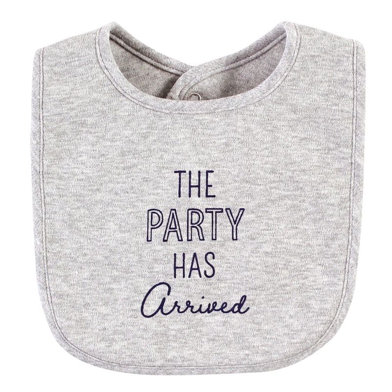 Hudson Baby Infant Boy Cotton Bib and Sock Set, Pizza, One Size