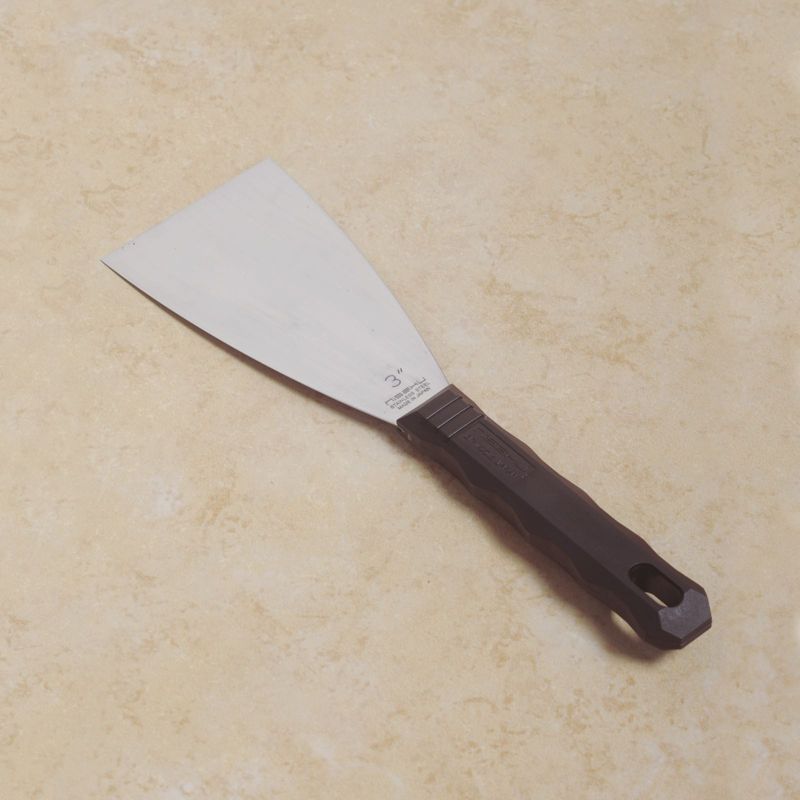 Nisaku Japanese Stainless Steel Putty Knife, 3-Inch Blade