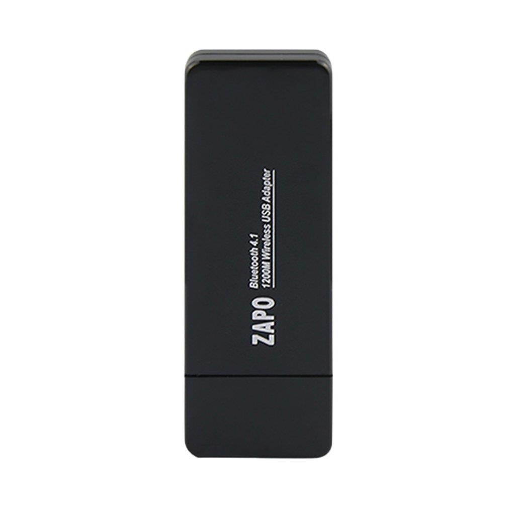 ZAPO W97B 1200M WIFI Anti-interference 2.4GHz & 5.8GHz Intelligence Dual Band AC Wireless Network Adapter with Bluetooth 4.1