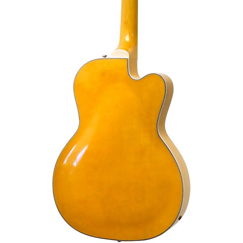 Kay Vintage Reissue Guitars Thin Twin Left-Handed Electric Guitar Natural Blonde