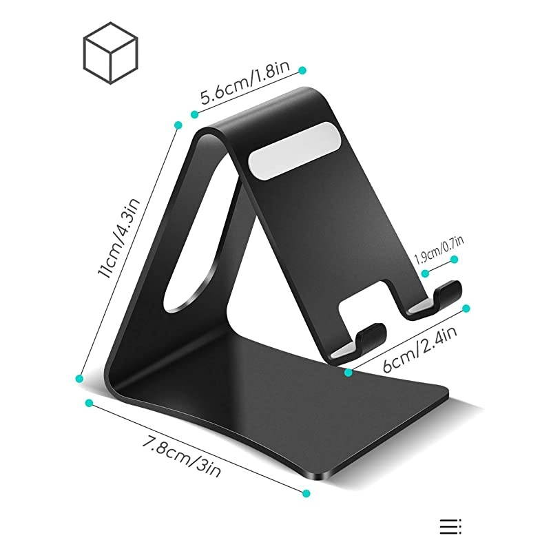 Smart Phone and Tablet Stand - Foldable Vertical and Horizontal Mount for iPhone / iPad / Samsung Galaxy / HTC One and all Mobile Phones Blue