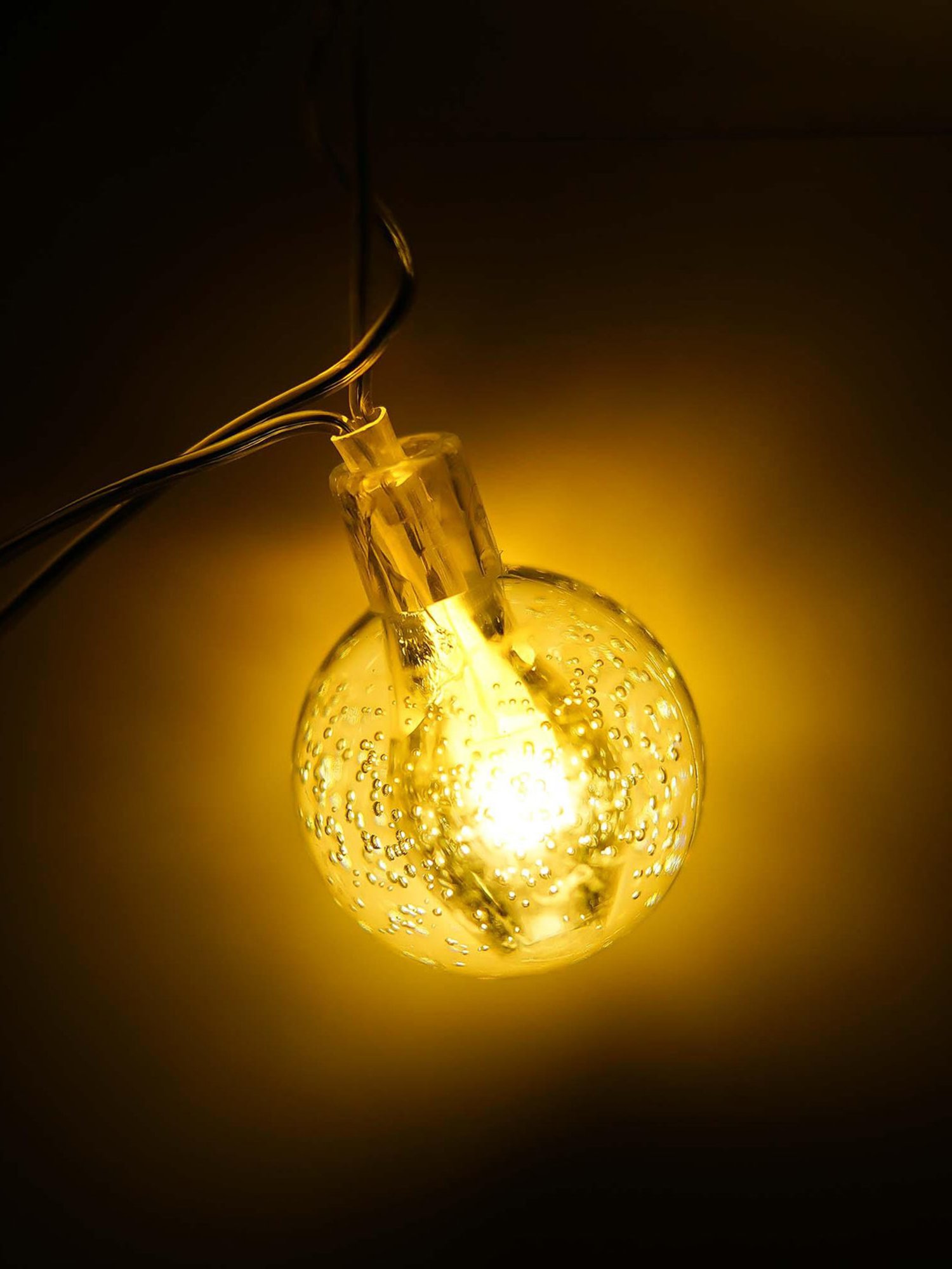 eCraftIndia Crystal Ball Decorative LED Color Changing Fairy String Lights for Diwali