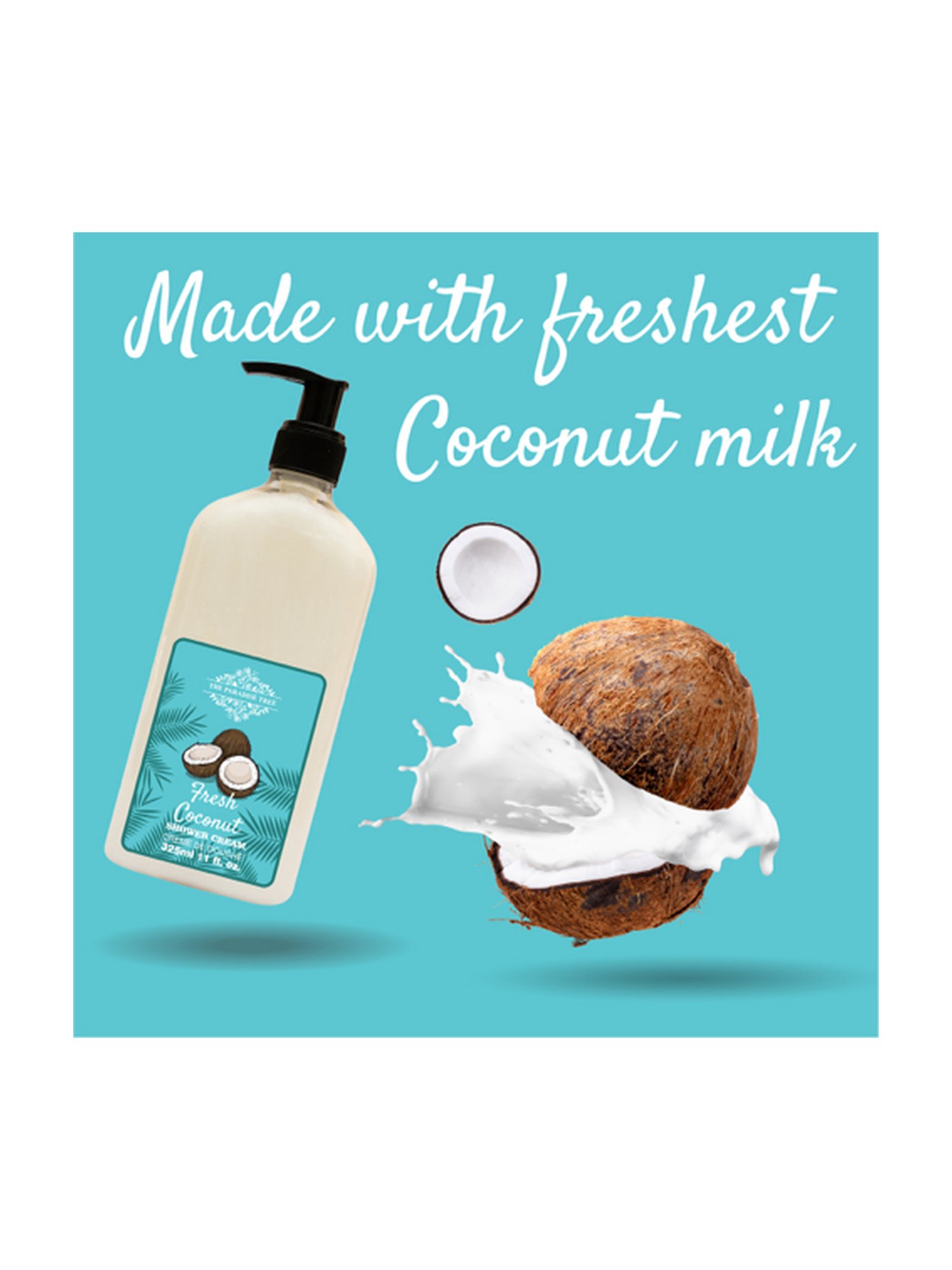The Paradise Tree Fresh Coconut Shower Cream - 325 ml