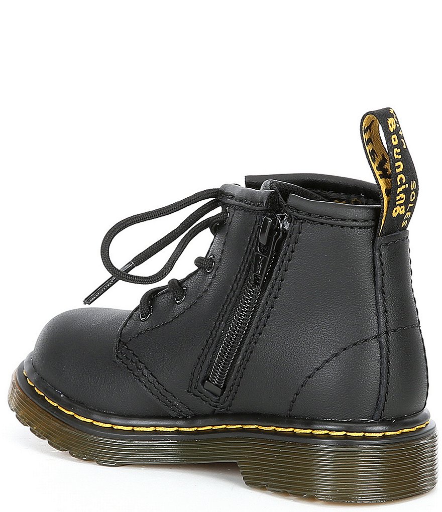 Dr. Martens Kids 1460 Softy T Leather Lace-Up Combat Boots (Infant)