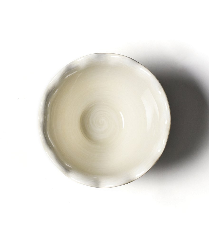 Coton Colors Signature White Ruffle Bowl