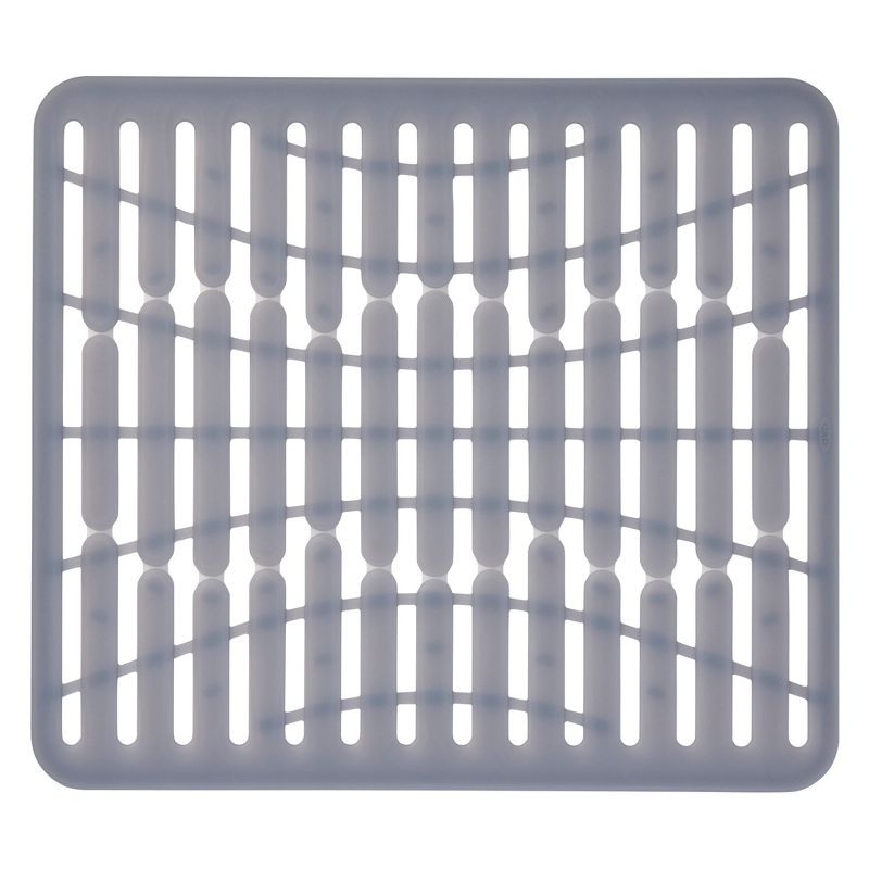 OXO 11.3" x 12.8" Silicone Sink Mat Gray