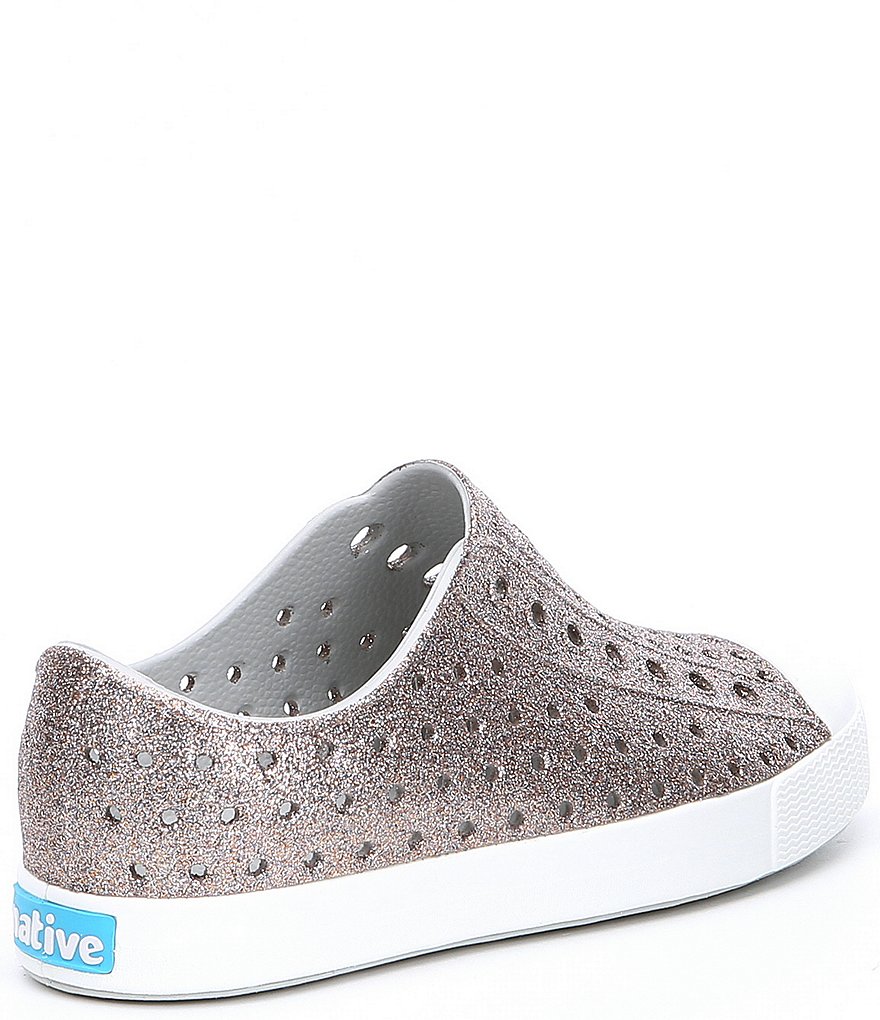 Native Girls' Jefferson Bling Glitter Slip-On Sneakers (Infant)
