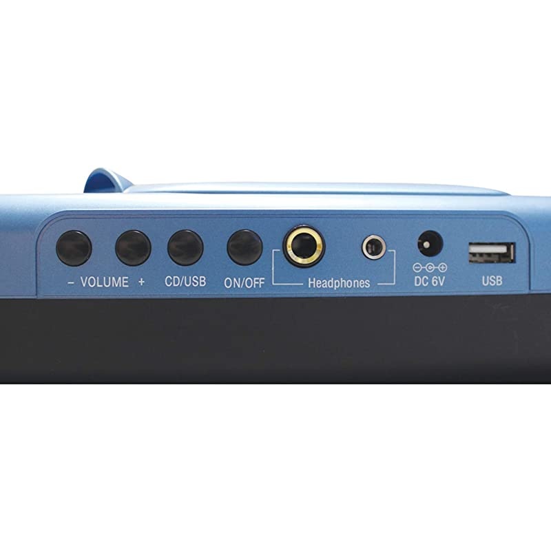 TopLoading Portable Classroom CD Player with USB and MP3