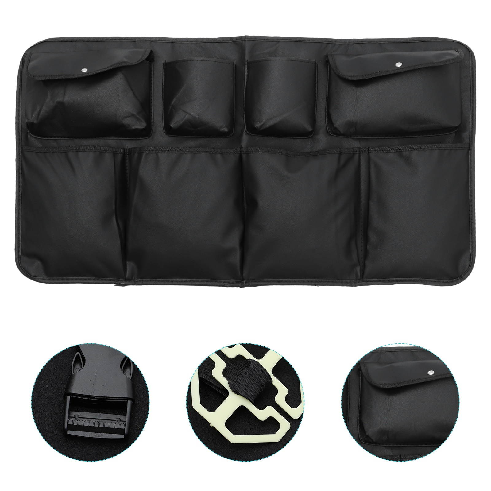 1Pc Durable   Delicate Rear Seat Storage Bag Back Seat Organizer Car Trunk Storage Bag