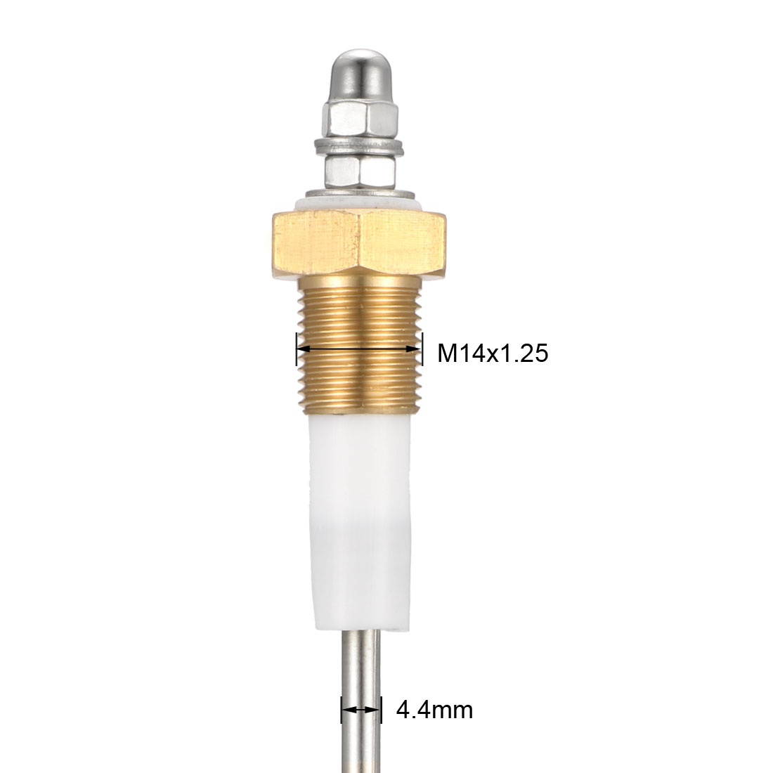 M14*1.25 Thread Water Level Pin Liquid Indicator Electrode Probe for Steam Boiler Swimming Pool