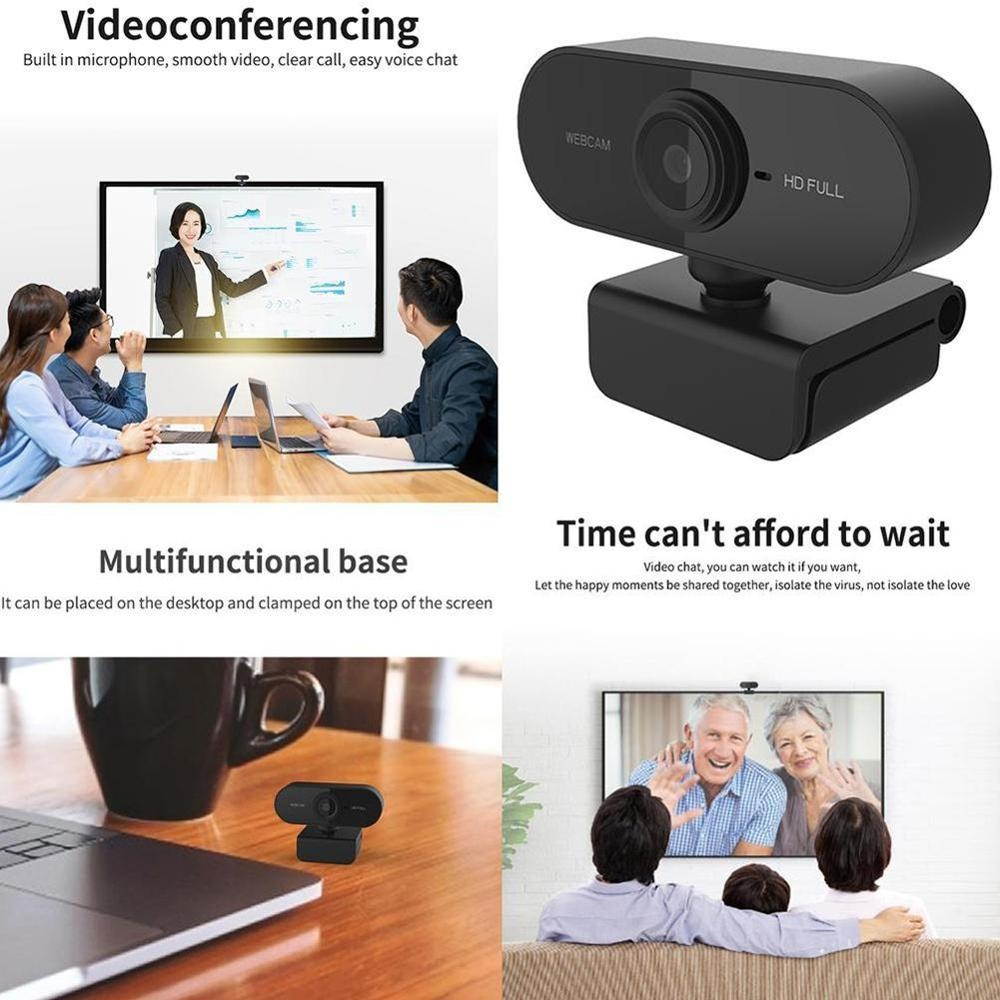 Webcam 1080P Full HD Web Camera With Built-in Microphone Cam USB Computer For PC Desktop Laptop Web Plug X3F4