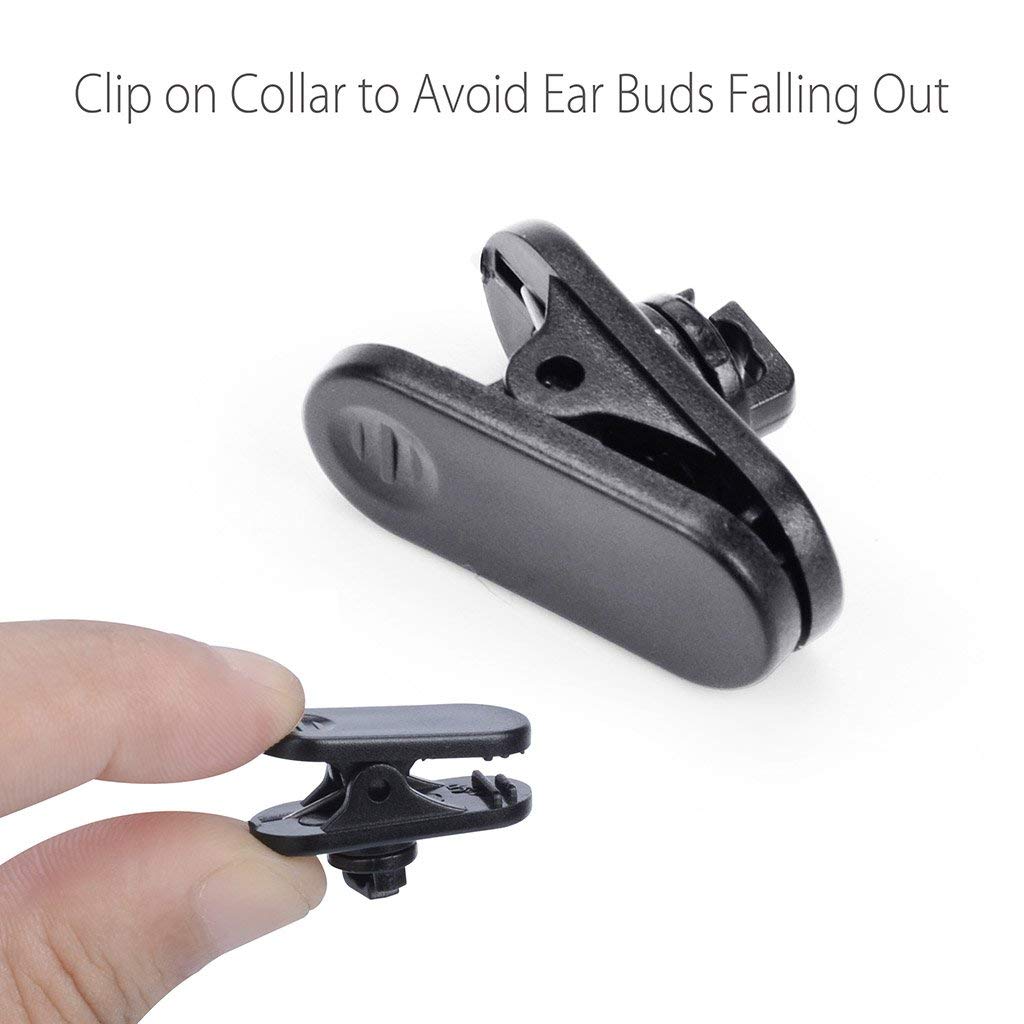 Headphones for TV with LONG CORD Earbuds, 12FT/3.5M Extension Cable Earphones Ear buds for PC, 3.5mm Audio Output, Metal Stereo In-Ear Wired Bass Headset with Spring Coil Wire - Avantree HF027