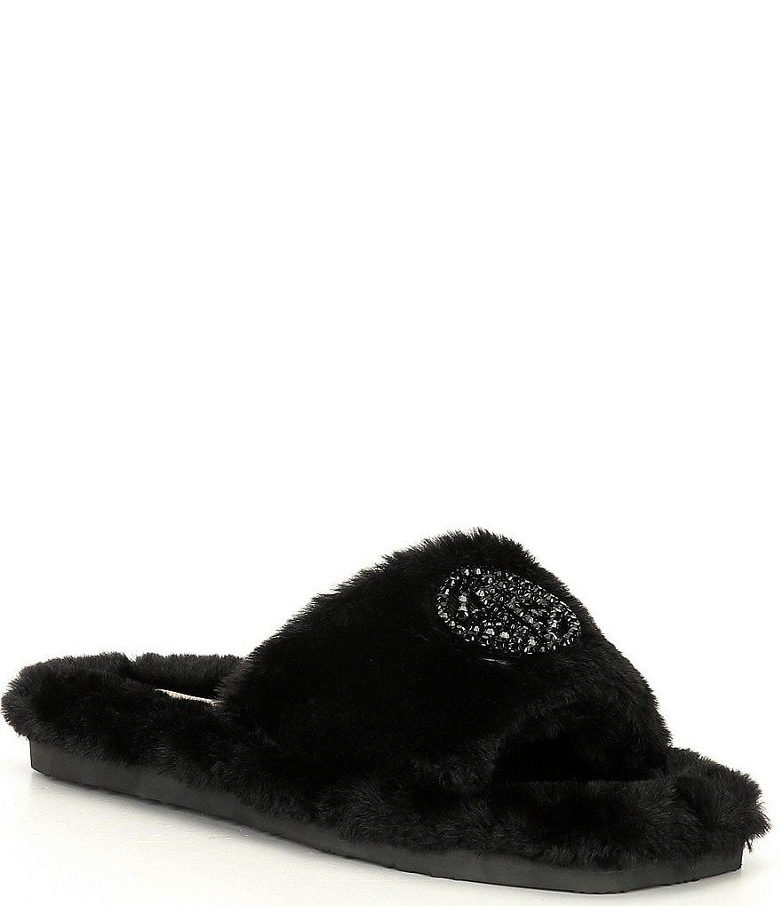 Antonio Melani Lushhh Faux Fur Slippers