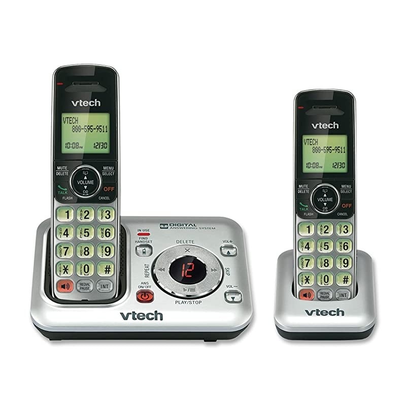 CS6429-16 DECT 6.0 Expandable Cordless Phone with Answering System and Caller ID, 1 Handset, Red