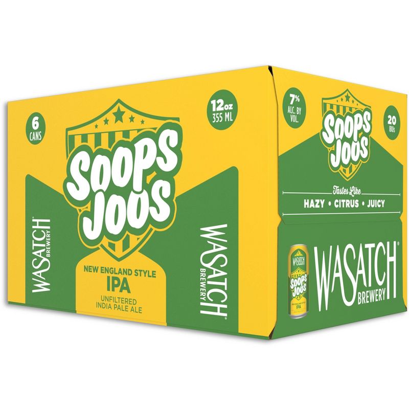Wasatch Soops Joos NEIPA Beer - 6pk/12 fl oz Cans