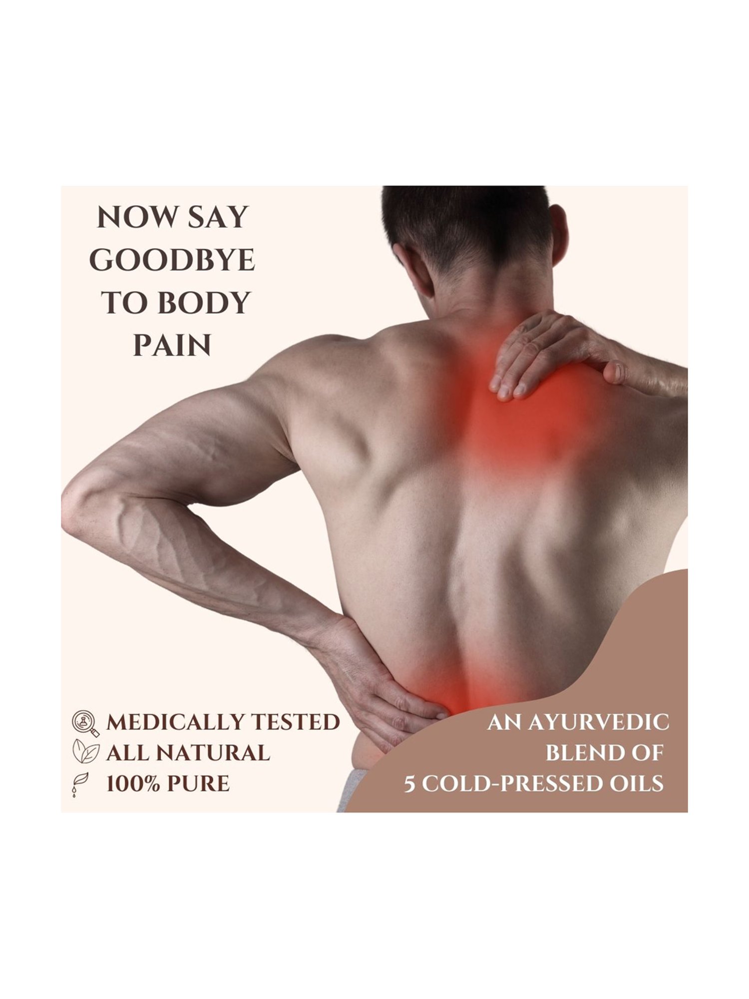 Essentia Extracts Ayurvedic Pain Relief Oil for Muscle & Joint Pain - 100 ml