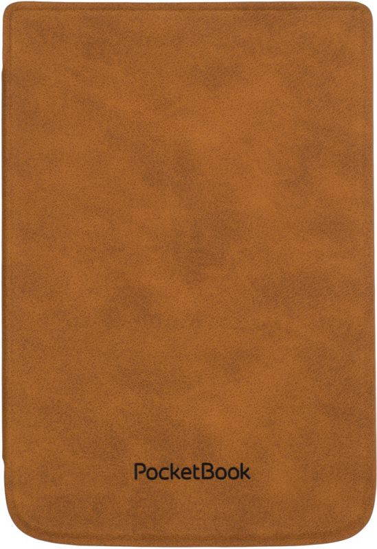 PocketBook Cover for Touch Lux4/Basic Lux2 Shell Brown; PU leather imitation; (WPUC-627-S-LB)