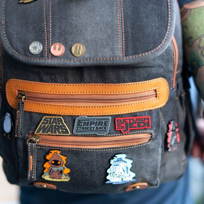 SalesOne LLC Star Wars Episodes 4-6 Movie Posters Enamel Collector Pin 3-Pack