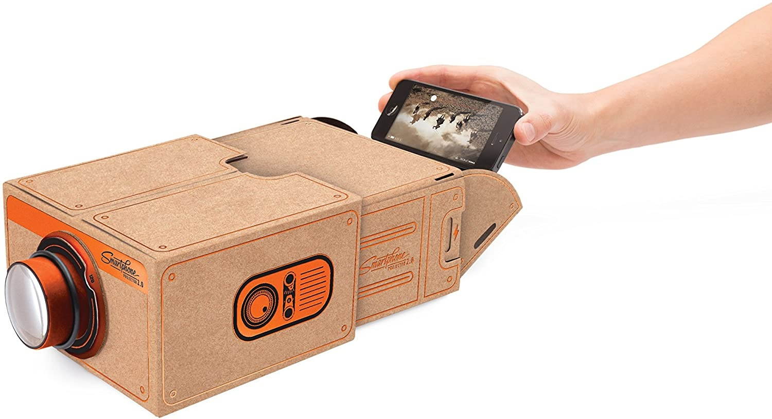 Luckies of London (LUKPRO2C) Smartphone Projector 2.0, Portable Phone Projector, Copper