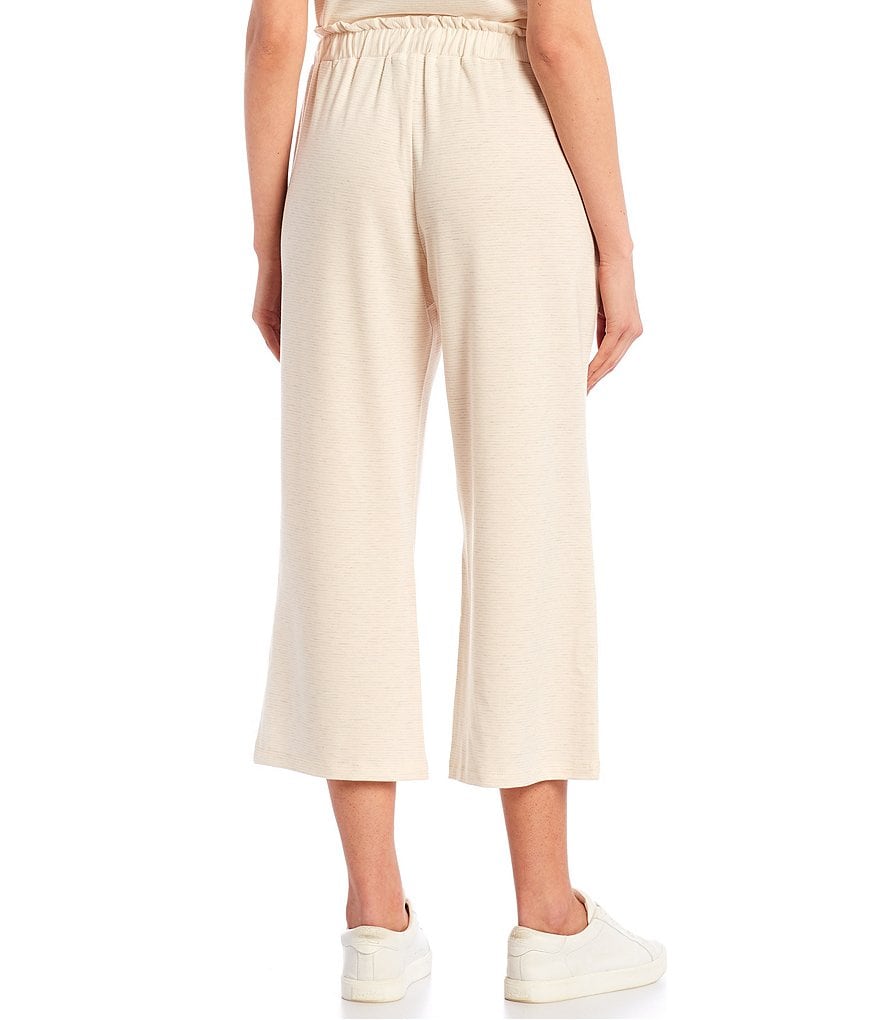 Honey & Sparkle Stripe Pocket Gaucho Pants