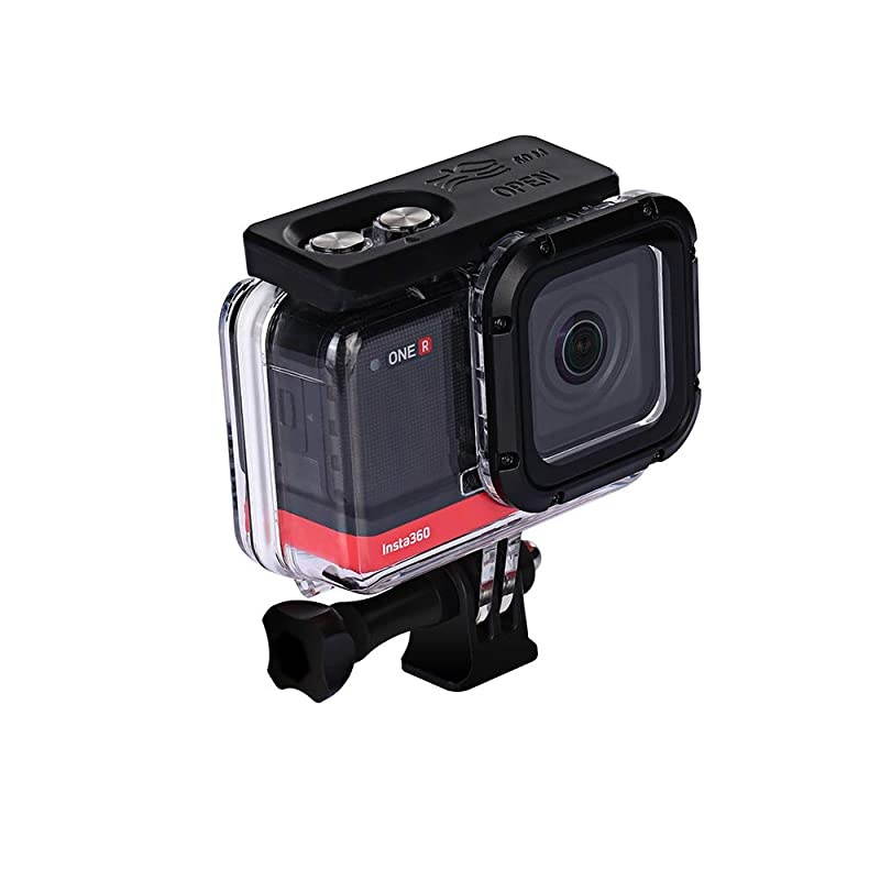 Housing Case for Insta360 ONE R 4K Wide Angle Mod Underwater Diving Protective Shell 60M196FT with Bracket Accessories