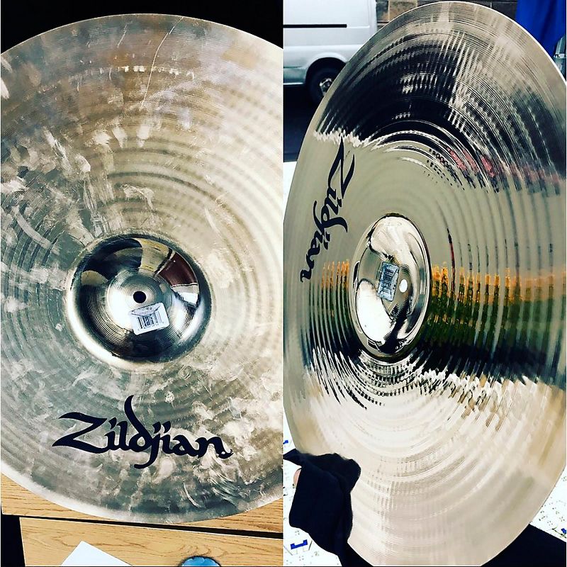 Music Nomad Cymbal Cleaner - Acid-Free Cleaner, Polisher, Protectant for Brilliant Finishes