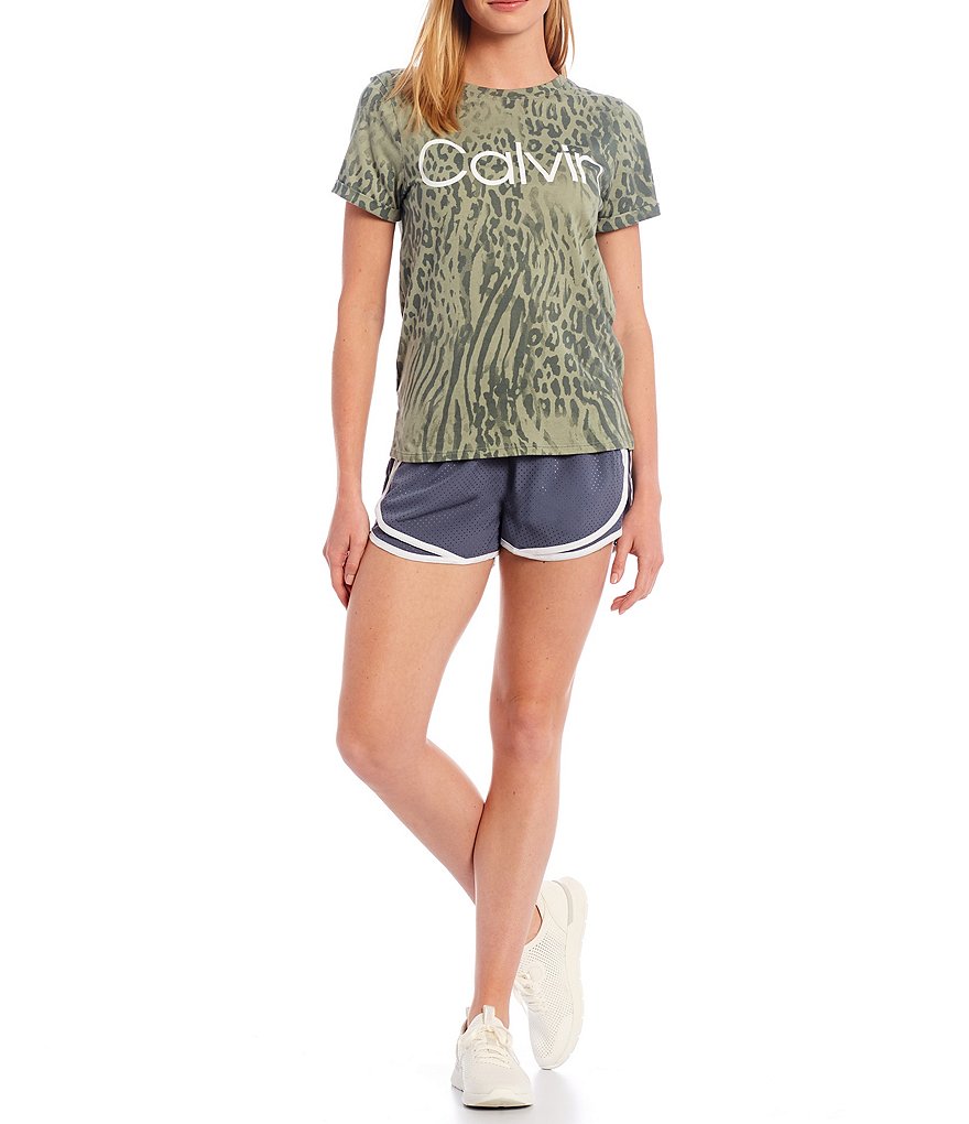 Calvin Klein Performance Smocked Waistband Running Short